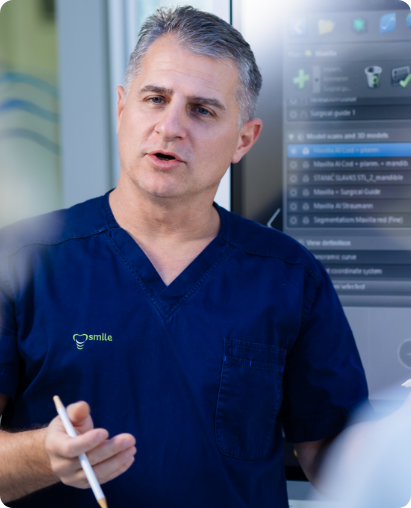 Dr. sc. Darko Slovša, specijalist implantologije i oralne kirurgije, osnivač Poliklinike Smile